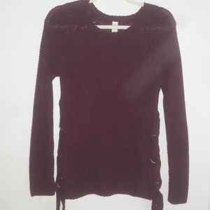 Burgundy Sweater